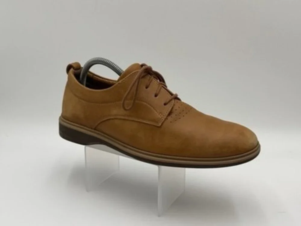 Amberjack Men's Size 8 The Original Full Grain Leather Dress Shoes Honey Tan